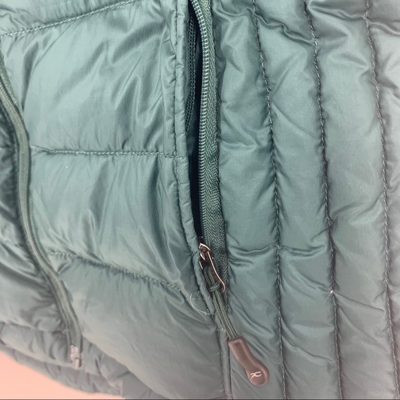 XPOSURZONE Down Puffer Zip Vest Green Small - Picture 5 of 16